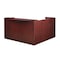 Regency Legacy Reception Components, 24 D X 41 H, 47 W X Wood, Mahogany LRDRT4724MH - alternate 2